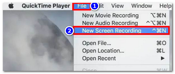 Quicktime nytt opptak