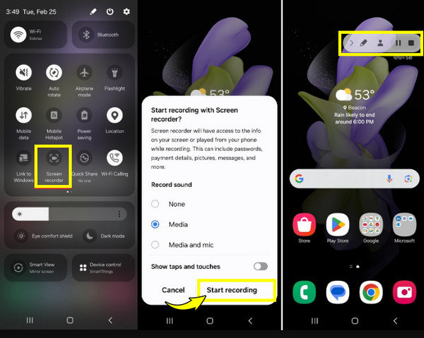 Ghi lại hội thảo trực tuyến trên Android
