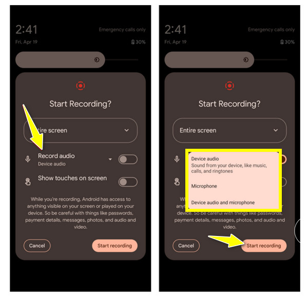 Screen Record on Android