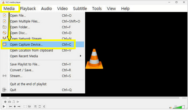 Vlc Open-optagelsesenhed