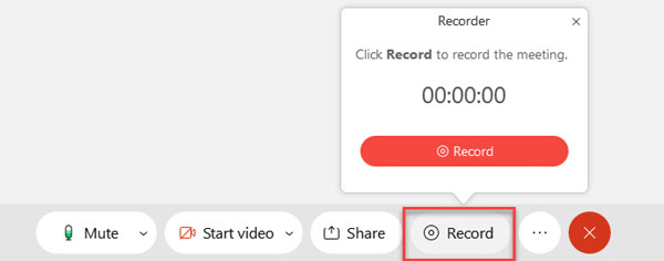 Mở Webex Recording