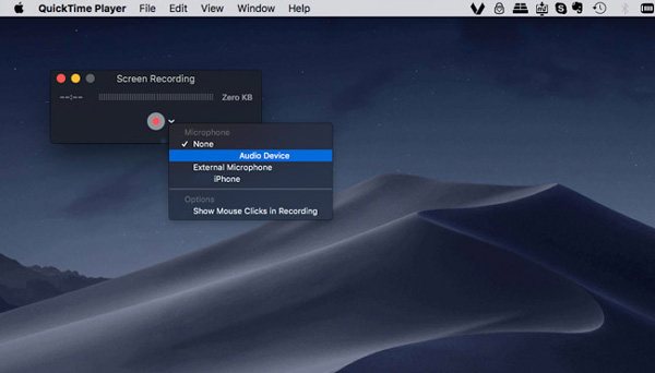 Record iPhone Whatsapp Quicktime
