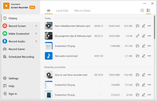 아이스크림 스크린 레코더 4K 스크린 레코더