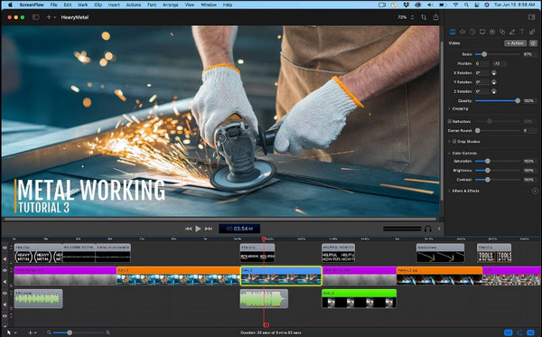 ScreenFlow 4K 화면 녹화기