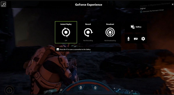 NVIDIA ShadowPlay 4K 화면 녹화기
