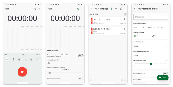 Grabadora de voz ASR