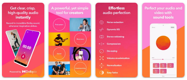 Dolby On lydopptaker for Android