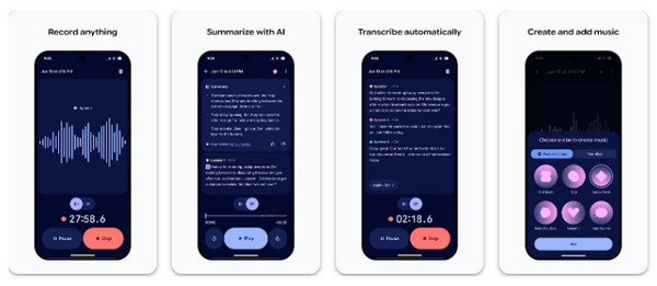 Google-opptaker for Android