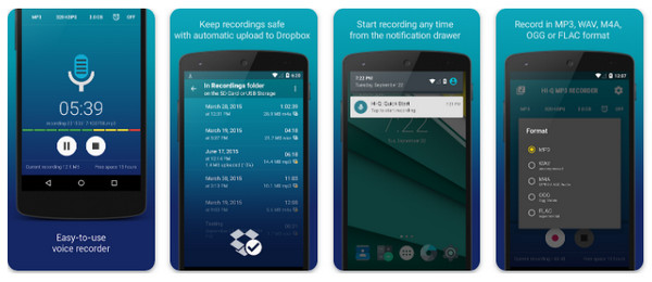 Hi Q lydopptaker for Android