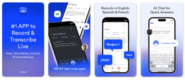 Otter AI-lydopptaker for Android