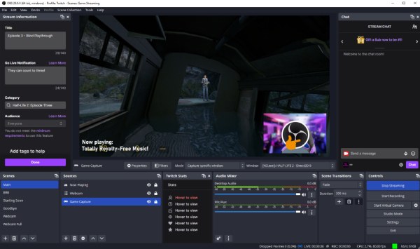 게임 화면 녹화 OBS