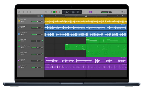 Phần mềm ghi âm MP3 GarageBand trên máy tính để bàn