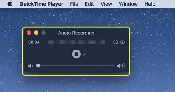 Quicktime hangfelvétel