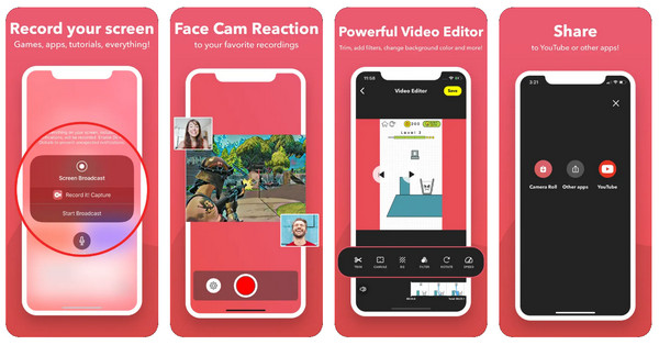 Nagrywanie ekranu iPhone'a Nagrywanie Snapchata
