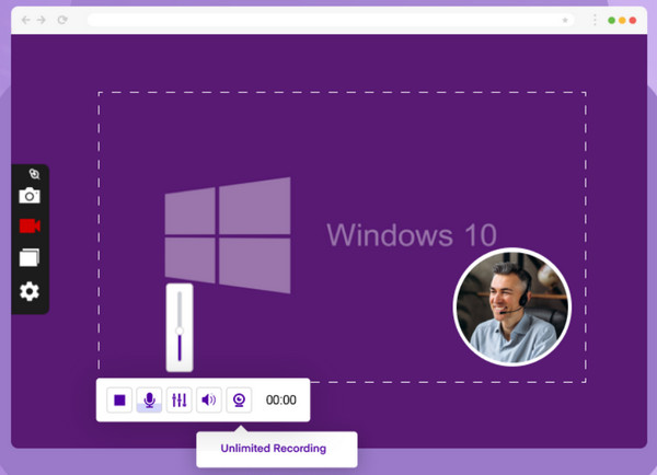 Desktop ScreenRec Chrome-extensie