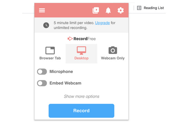 Screencastify schermrecorder Chrome-extensie