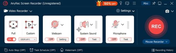 Aufnahmemodus wählen