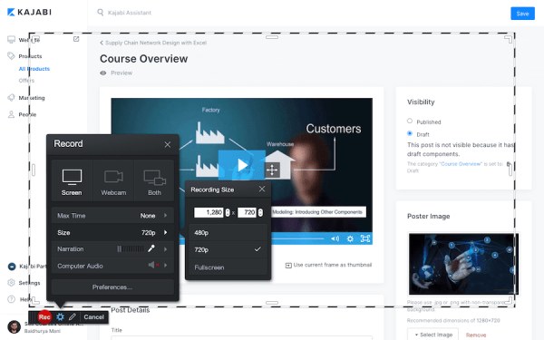 Bildschirm-O-Mactic-Schnittstelle