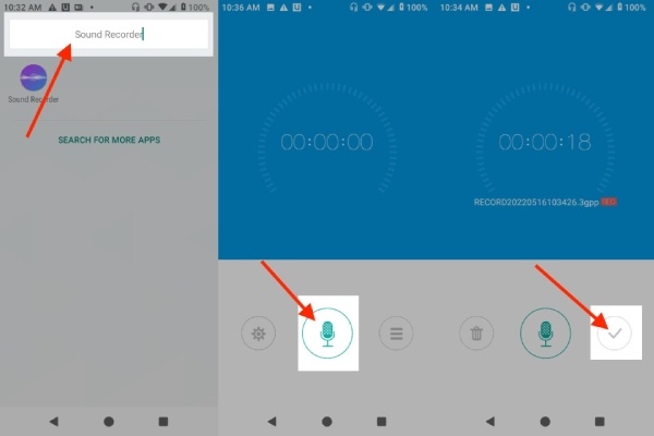 Android-Sprachrekorder