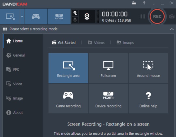 Perakam Video Windows Bandicam