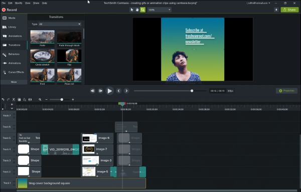 Perakam Video Windows Camtasia