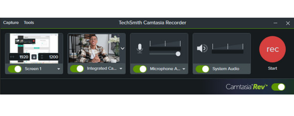 Rejestrator internetowy Camtasia