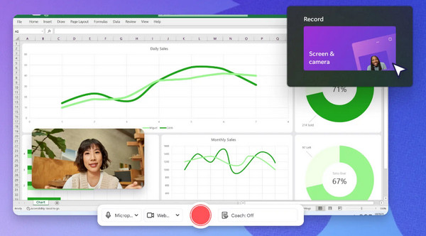 Rejestrator internetowy Clipchamp