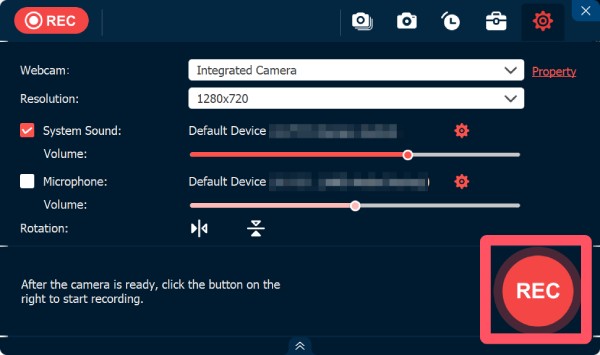 Anyrec ile Kaydı Başlat