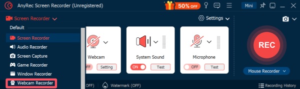 Web Kamerası Kaydedici Anyrec