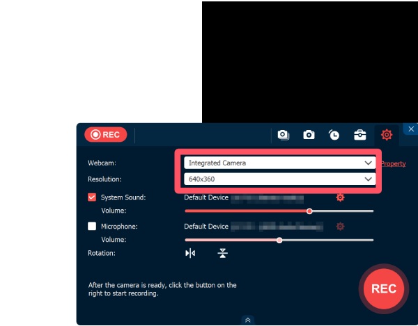 Web Kamerası Ayarları Anyrec
