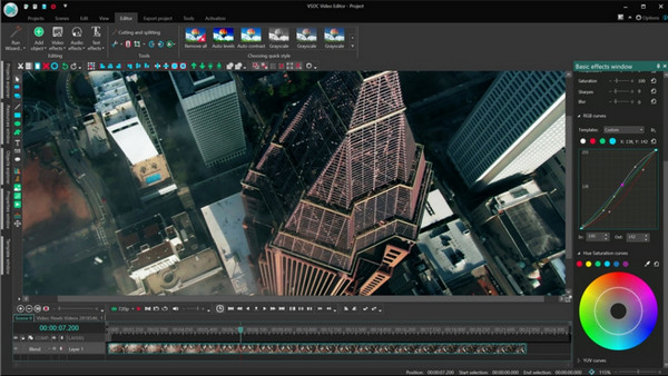 Editor video gratuito VSDC
