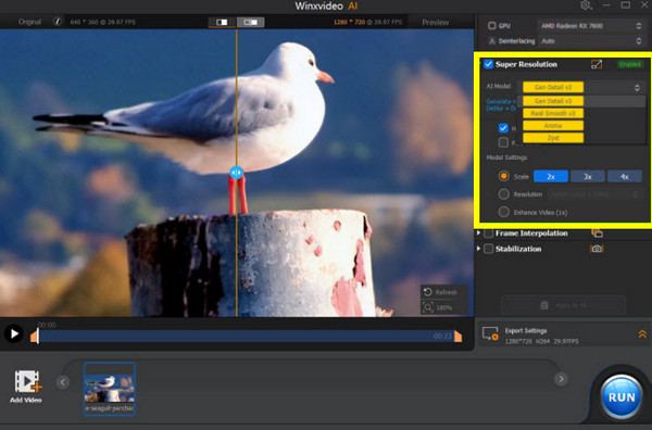 Winxvideo Ai Select Enhancement
