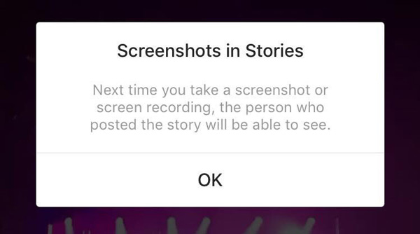captura de pantalla Notificaciones de la historia de Instagram