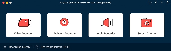 Mac Otevřete nástroj Screenshot Utility