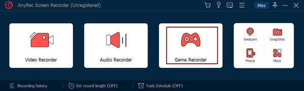 Vyberte Game Recorder