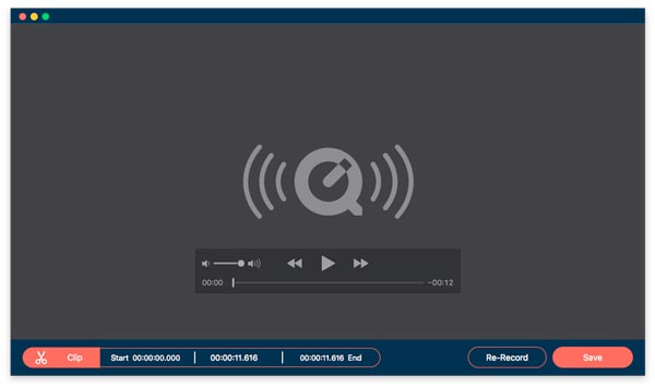 Save the Audio Recording