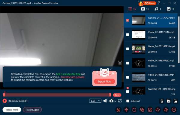 Salvar Gravação da WebCam