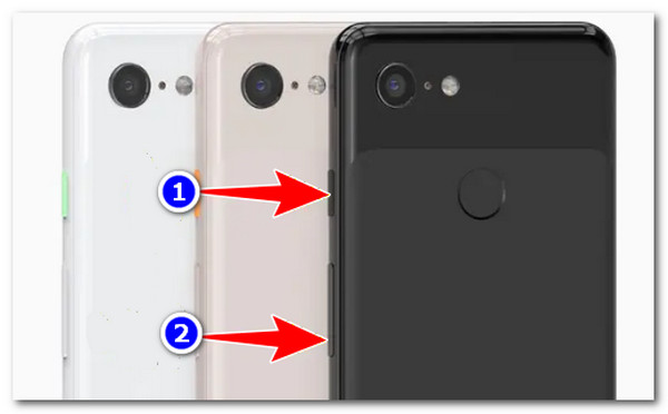 Domyślne przyciski pikseli zrzutu ekranu