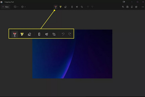 Outil Capture d'écran Modifier puis Enregistrer