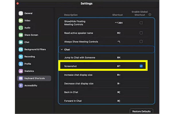 Built-In Zoom Screenshot