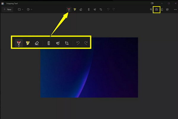 Snipping Tool Edit And Save Zoom Screenshot