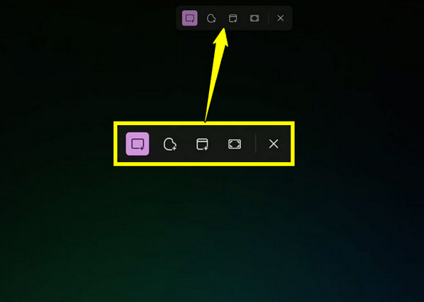 Snipping Tool Select Screenshot Mode