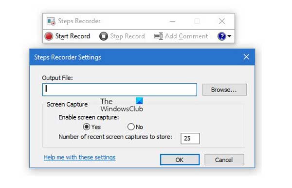 Problem Step Recorder