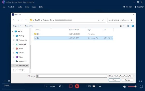 Selecteer inhoud Anyrec