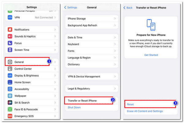 Επαναφορά όλων των ρυθμίσεων