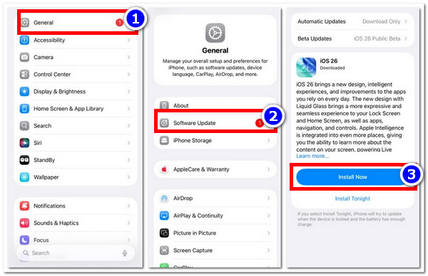 Ενημέρωση έκδοσης iOS