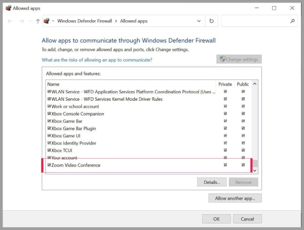 Controleer de firewallinstellingen