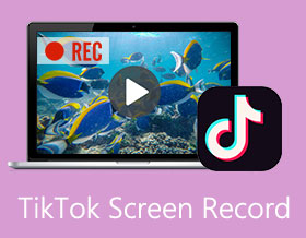 הקלטת מסך של Tiktok