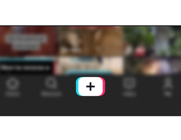 Schaltfläche "Hinzufügen" auf TikTok