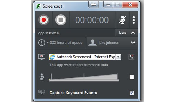 Screencast společnosti Autodesk